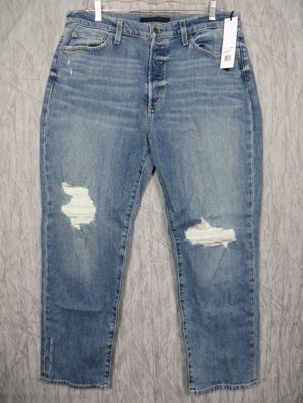 Joe’s Jeans The Honor High Rise Vintage Straight Distressed Denim Womens 32